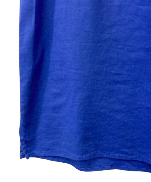 BALLSEY（ボールジィ）BALLSEY (ボールジィ) シアーアムンゼン ボウタイブラウス ブルー サイズ:36の古着・服飾アイテム