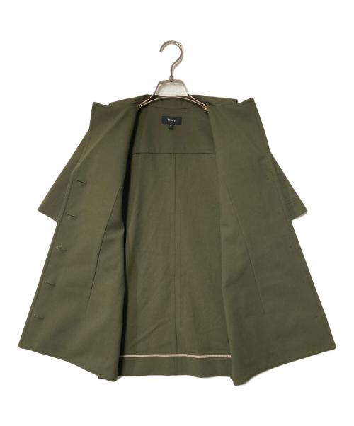 theory（セオリー）theory (セオリー) サファリジャケット / ウォッシャブル カーキ サイズ:Pの古着・服飾アイテム