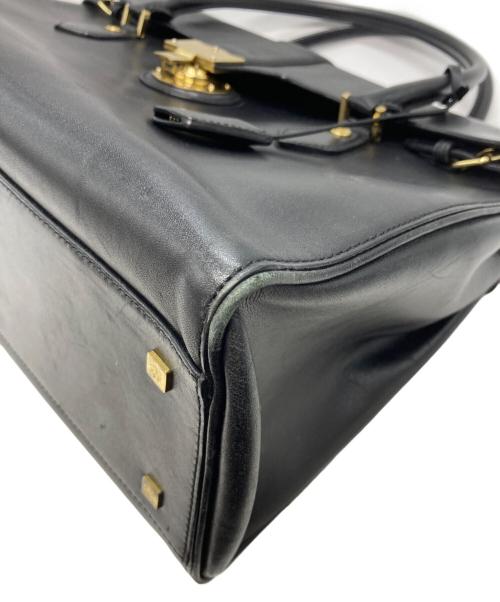 BROOKS BROTHERS（ブルックスブラザーズ）BROOKS BROTHERS (ブルックスブラザーズ) レザーダレスバッグ ブラックの古着・服飾アイテム