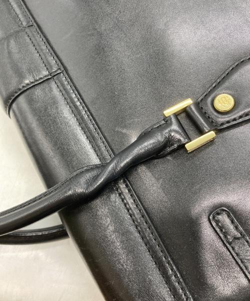 BROOKS BROTHERS（ブルックスブラザーズ）BROOKS BROTHERS (ブルックスブラザーズ) レザーダレスバッグ ブラックの古着・服飾アイテム