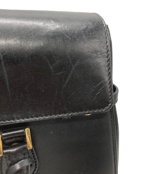 BROOKS BROTHERS（ブルックスブラザーズ）BROOKS BROTHERS (ブルックスブラザーズ) レザーダレスバッグ ブラックの古着・服飾アイテム