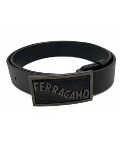 中古・古着通販】Ferragamo (フェラガモ) ダブルガンチーニ-レザー