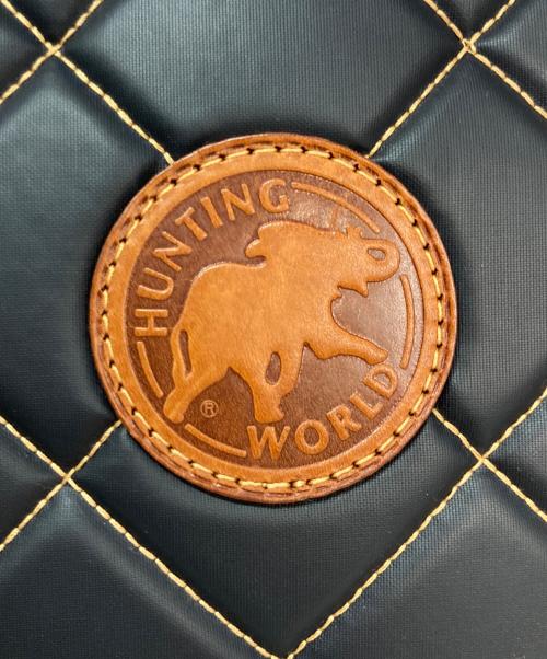 HUNTING WORLD（ハンティングワールド）HUNTING WORLD (ハンティングワールド) キルティングバチュークロストートバッグ ネイビーの古着・服飾アイテム