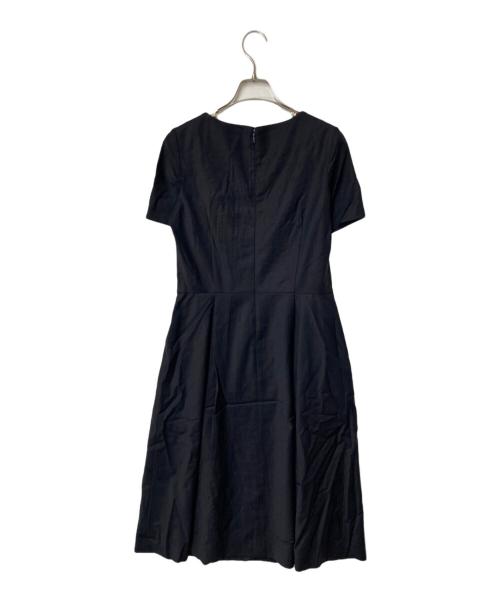 theory luxe（セオリーリュクス）theory luxe (セオリーリュクス) 半袖ワンピース ネイビー サイズ:36の古着・服飾アイテム