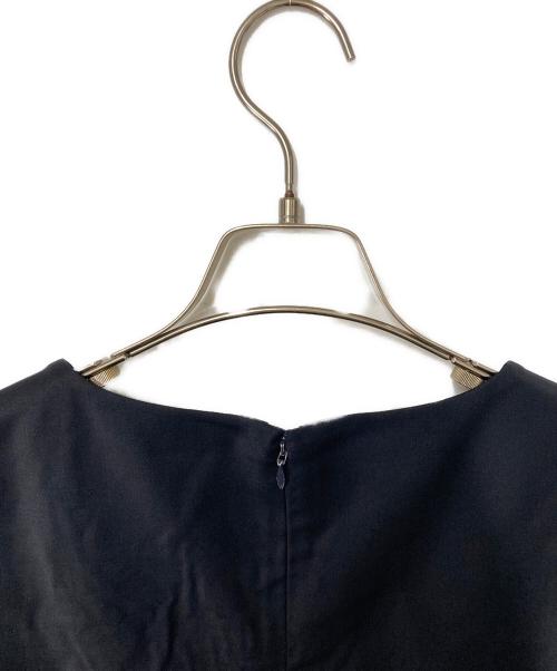 theory luxe（セオリーリュクス）theory luxe (セオリーリュクス) 半袖ワンピース ネイビー サイズ:36の古着・服飾アイテム
