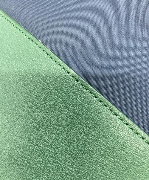 LONGCHAMP（ロンシャン）LONGCHAMP (ロンシャン) LE PLIAGE RE-PLAY ネイビー×グリーンの古着・服飾アイテム