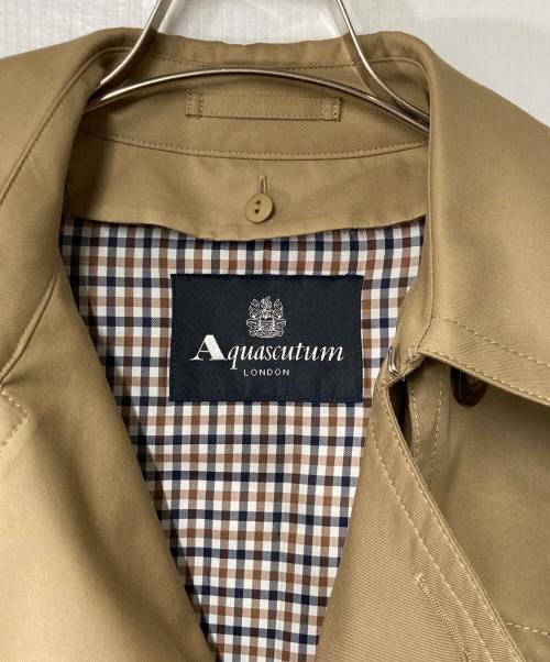 Aquascutum（アクアスキュータム）Aquascutum (アクアスキュータム) トレンチコート ベージュ サイズ:8の古着・服飾アイテム
