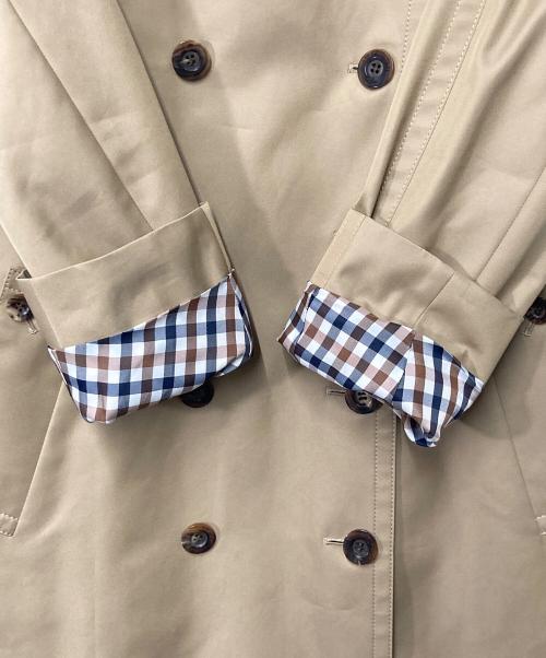 Aquascutum（アクアスキュータム）Aquascutum (アクアスキュータム) トレンチコート ベージュ サイズ:8の古着・服飾アイテム