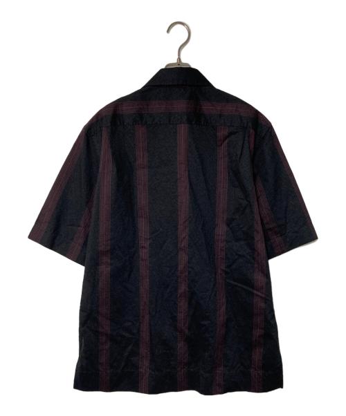 Acne studios（アクネ ストゥディオズ）Acne studios (アクネ ストゥディオズ) オープンカラーシャツ レッド×ブラック サイズ:46の古着・服飾アイテム