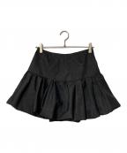 HER LIP TOハーリップトゥ）の古着「Bubble Mini Skirt」｜ブラック