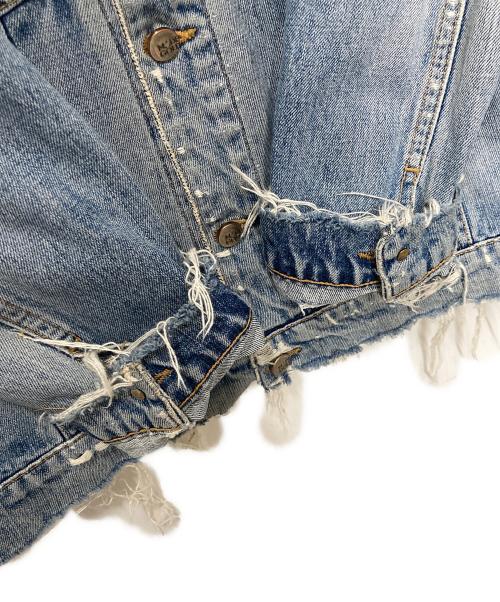 MADE GOLD（メイドゴールド）MADE GOLD (メイドゴールド) ダメージ加工デニムジャケット インディゴ サイズ:不明の古着・服飾アイテム