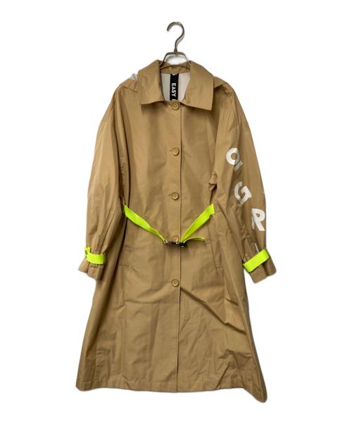 sabatier（サバティエ）sabatier (サバティエ) コート ベージュ×イエロー サイズ:I 42/F 38/D 36/GB 34/USA 8の古着・服飾アイテム