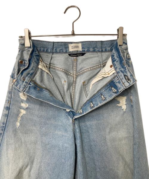 Citizens of humanity（シチズンズオブヒューマニティ）Citizens of humanity (シチズンズオブヒューマニティ) ダメージ加工デニムパンツ インディゴ サイズ:26の古着・服飾アイテム
