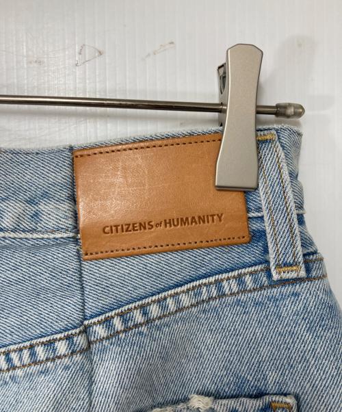 Citizens of humanity（シチズンズオブヒューマニティ）Citizens of humanity (シチズンズオブヒューマニティ) ダメージ加工デニムパンツ インディゴ サイズ:26の古着・服飾アイテム