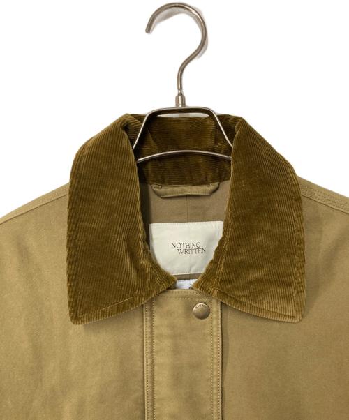NOTHING WRITTEN（ナッシングリトゥン）NOTHING WRITTEN (ナッシングリトゥン) MOLE SKIN HUNTING COTTON JACET ブラウン サイズ:Sの古着・服飾アイテム