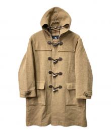 BURBERRY LONDON（バーバリーロンドン）の古着「カシミヤ混フーデットダッフルコート」｜ブラウン