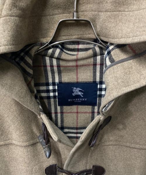BURBERRY LONDON（バーバリーロンドン）BURBERRY LONDON (バーバリーロンドン) カシミヤ混フーデットダッフルコート ブラウン サイズ:Ｍの古着・服飾アイテム