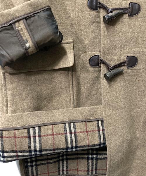 BURBERRY LONDON（バーバリーロンドン）BURBERRY LONDON (バーバリーロンドン) カシミヤ混フーデットダッフルコート ブラウン サイズ:Ｍの古着・服飾アイテム