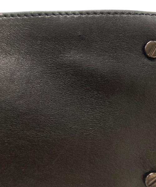 TORY BURCH（トリーバーチ）TORY BURCH (トリーバーチ) キルティングトートバッグ ネイビー×ブラックの古着・服飾アイテム