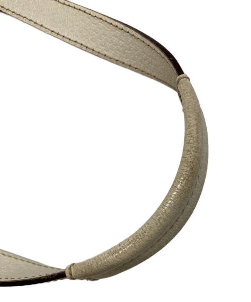 GUCCI（グッチ）GUCCI (グッチ) GGキャンバストートバッグ ホワイト×ベージュの古着・服飾アイテム