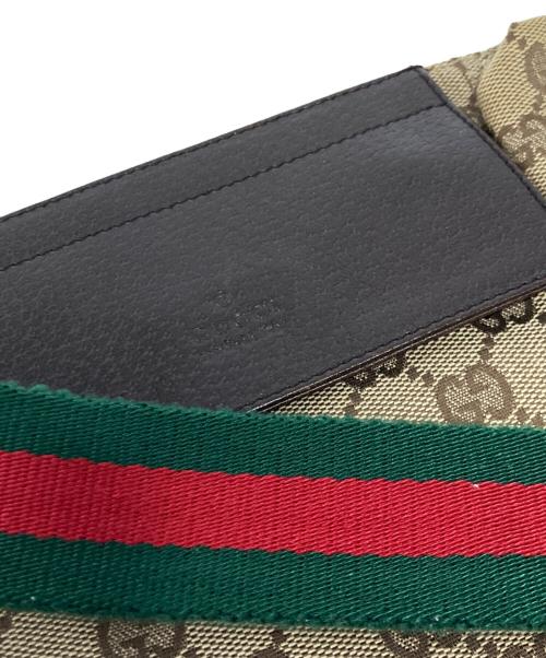 GUCCI（グッチ）GUCCI (グッチ) GGキャンバス ボディバッグ ベージュの古着・服飾アイテム