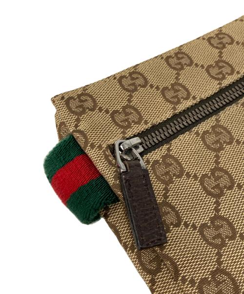 GUCCI（グッチ）GUCCI (グッチ) GGキャンバス ボディバッグ ベージュの古着・服飾アイテム