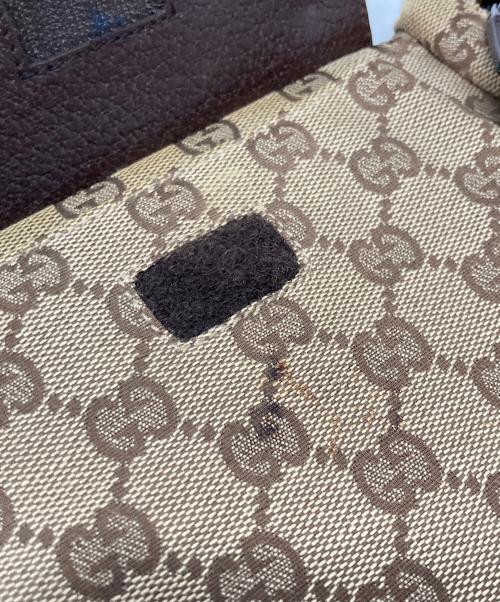GUCCI（グッチ）GUCCI (グッチ) GGキャンバス ボディバッグ ベージュの古着・服飾アイテム