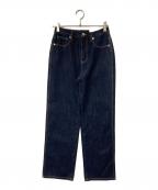 BEYOND THE VINESビヨンド ザ バインズ）の古着「Womans straight-leg denim」｜インディゴ