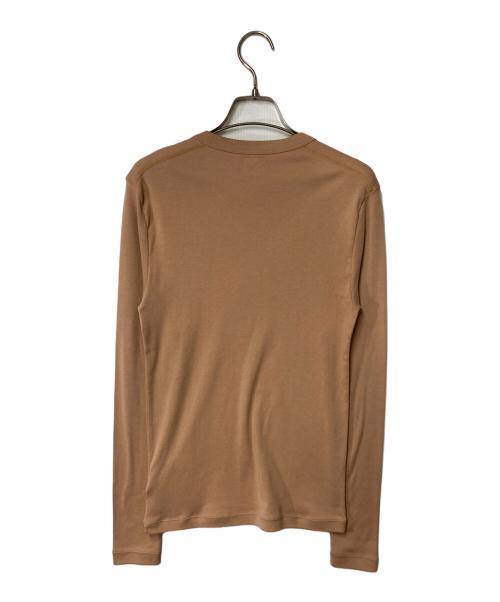 BLURHMS（ブラームス）blurhms (ブラームス) シルク混カットソー ブラウン 未使用品の古着・服飾アイテム