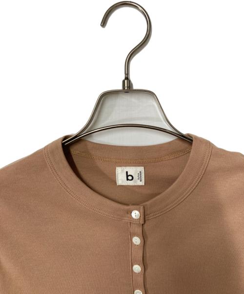 BLURHMS（ブラームス）blurhms (ブラームス) シルク混カットソー ブラウン 未使用品の古着・服飾アイテム
