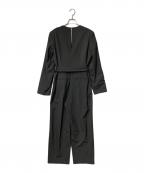 IENAイエナ）の古着「＆NAVY Vネックオールインワン」｜グレー