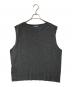 PRADA（プラダ）の古着「ノースリーブニット」｜グレー