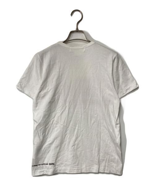 COMME des GARCONS GIRL（コムデギャルソンガール）COMME des GARCONS GIRL (コムデギャルソンガール) ストロベリーTシャツ ホワイト サイズ:Lの古着・服飾アイテム