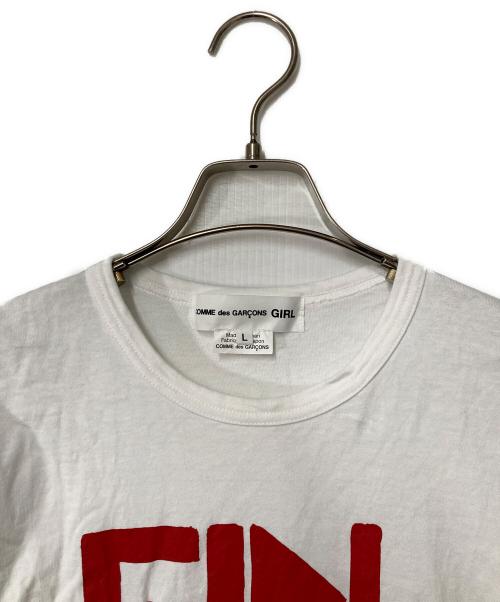 COMME des GARCONS GIRL（コムデギャルソンガール）COMME des GARCONS GIRL (コムデギャルソンガール) ストロベリーTシャツ ホワイト サイズ:Lの古着・服飾アイテム