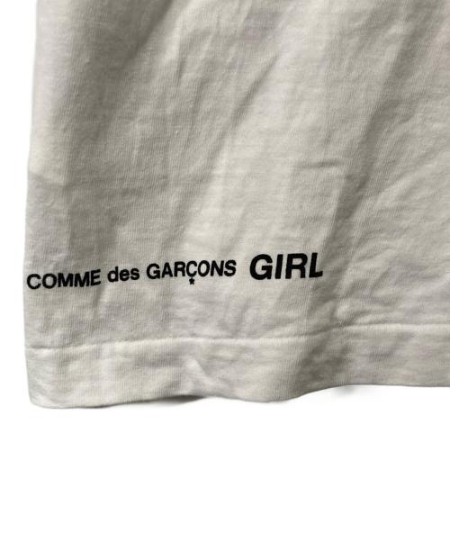 COMME des GARCONS GIRL（コムデギャルソンガール）COMME des GARCONS GIRL (コムデギャルソンガール) ストロベリーTシャツ ホワイト サイズ:Lの古着・服飾アイテム