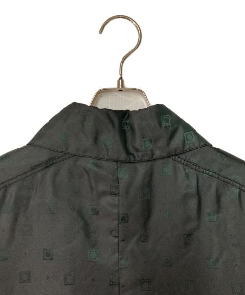 Salvatore Ferragamo（サルヴァトーレ フェラガモ）Salvatore Ferragamo (サルヴァトーレ フェラガモ) シルク混ナイロンコート ダークグリーン サイズ:40の古着・服飾アイテム