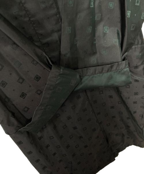 Salvatore Ferragamo（サルヴァトーレ フェラガモ）Salvatore Ferragamo (サルヴァトーレ フェラガモ) シルク混ナイロンコート ダークグリーン サイズ:40の古着・服飾アイテム