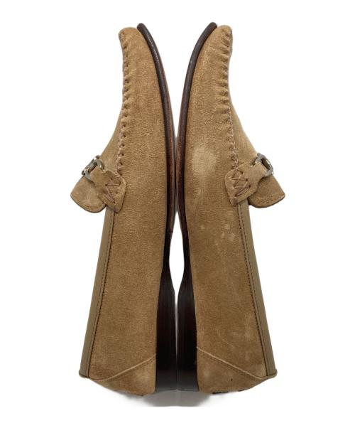 Salvatore Ferragamo（サルヴァトーレ フェラガモ）Salvatore Ferragamo (サルヴァトーレ フェラガモ) スクエアトゥーシューズ ブラウン サイズ:UK7の古着・服飾アイテム