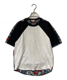 MARNI（マルニ）の古着「切替ラグランTシャツ」｜ブラック×ホワイト
