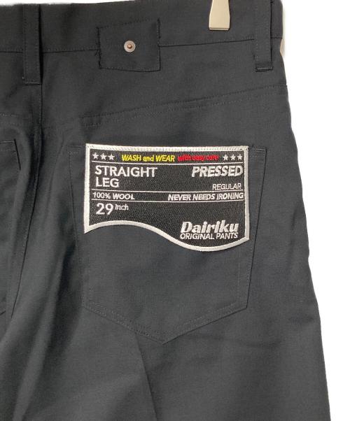 DAIRIKU（ダイリク）DAIRIKU (ダイリク) Beachside Hotel トラウザーパンツ ブラック サイズ:85の古着・服飾アイテム