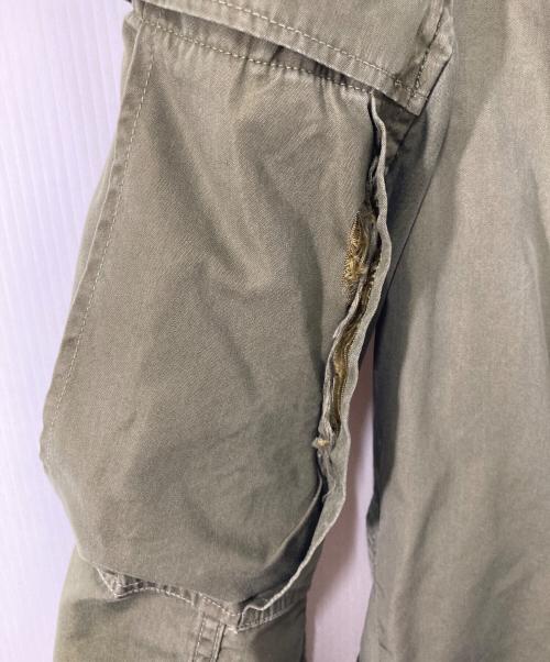 Rebuild by Needles（リビルドバイニードルス）Rebuild by Needles (リビルドバイニードルス) 再構築ミリタリージャケット カーキ サイズ:Ｍの古着・服飾アイテム