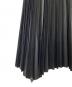 中古・古着 SACRA (サクラ) シンセティックレザープリーツスカート ブラック サイズ:36：10000円