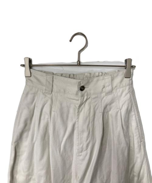 MHL（エムエイチエル）MHL (エムエイチエル) BRUSHED SOFT DRILL ホワイトの古着・服飾アイテム