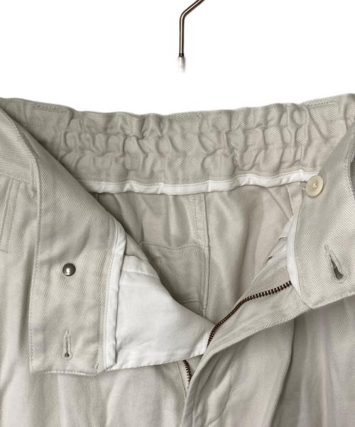 MHL（エムエイチエル）MHL (エムエイチエル) BRUSHED SOFT DRILL ホワイトの古着・服飾アイテム