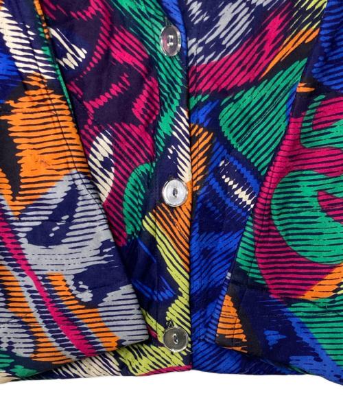 missoni（ミッソーニ）missoni (ミッソーニ) シルク総柄ジャケット マルチカラー サイズ:Freeの古着・服飾アイテム