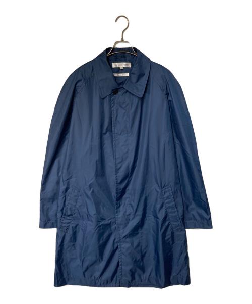 COMME des GARCONS SHIRT（コムデギャルソンシャツ）COMME des GARCONS SHIRT (コムデギャルソンシャツ) ナイロン比翼コート ネイビー サイズ:Ｍの古着・服飾アイテム