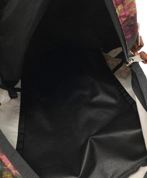 GREGORY（グレゴリー）GREGORY (グレゴリー) フラワーパターン バックパック グリーン×ピンクの古着・服飾アイテム