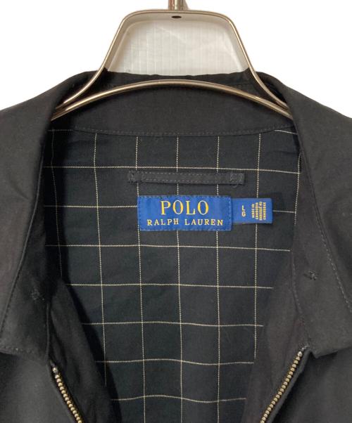 POLO RALPH LAUREN（ポロ・ラルフローレン）POLO RALPH LAUREN (ポロ・ラルフローレン) ポニー刺繍スイングトップ ブラック サイズ:Lの古着・服飾アイテム