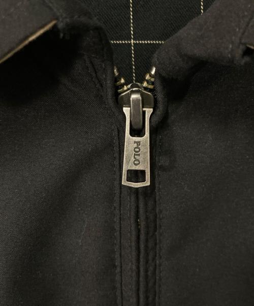 POLO RALPH LAUREN（ポロ・ラルフローレン）POLO RALPH LAUREN (ポロ・ラルフローレン) ポニー刺繍スイングトップ ブラック サイズ:Lの古着・服飾アイテム