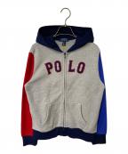 POLO RALPH LAURENポロ・ラルフローレン）の古着「ジップパーカー」｜グレー